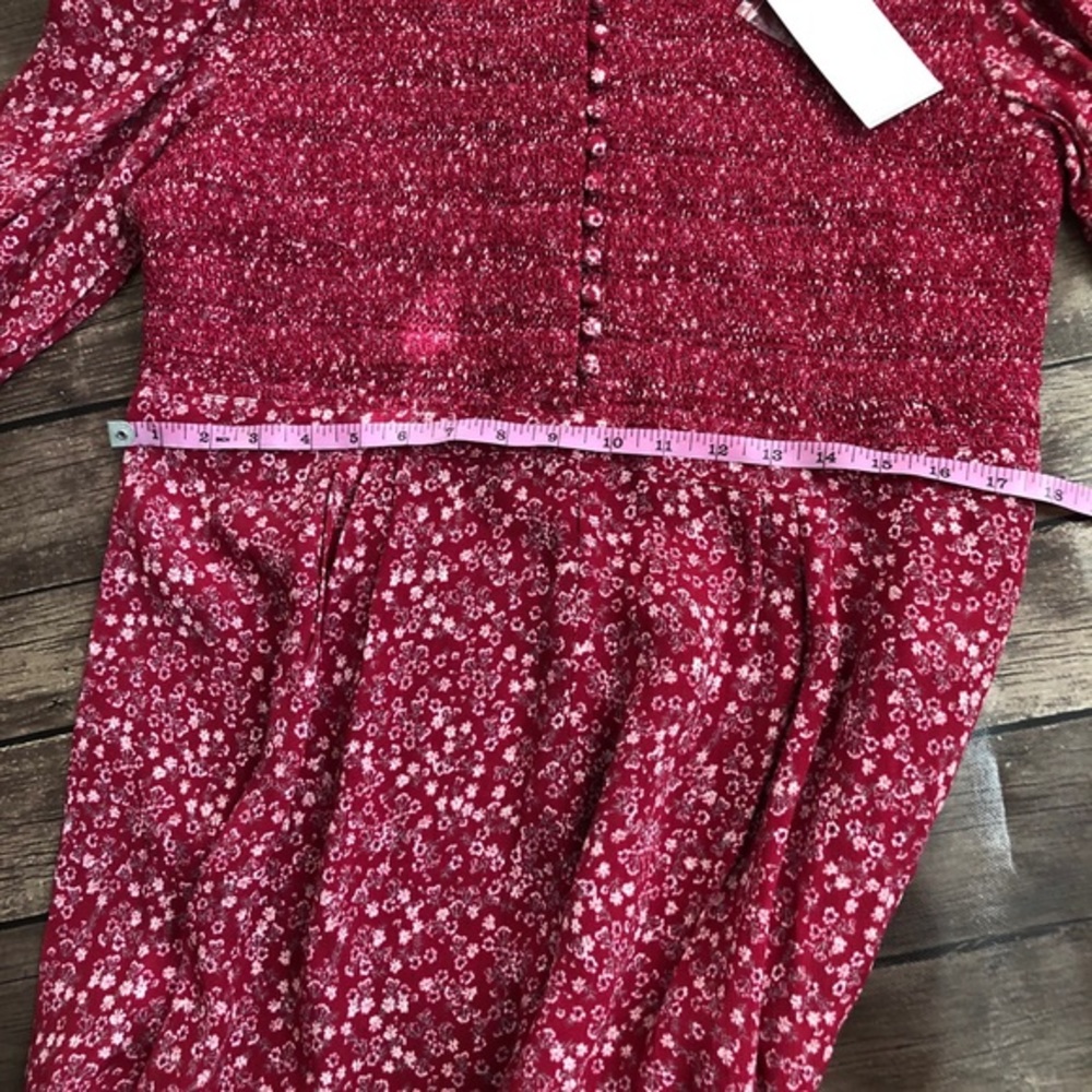 FREE PEOPLE SAINT HELENA SHANGRI PRINTED JUMPSUIT large - Picture 8 of 9